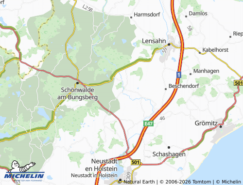 MICHELIN Vogelsang map - ViaMichelin
