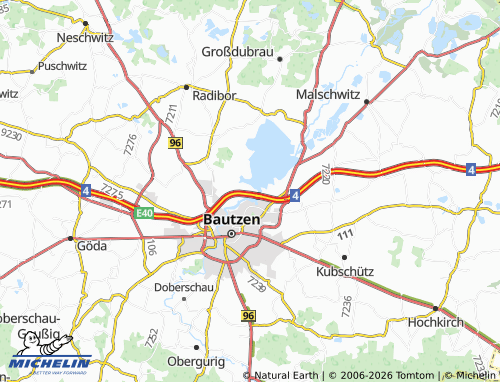 MICHELIN Oehna map - ViaMichelin