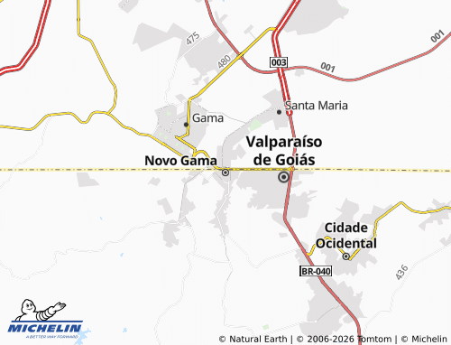 Carte MICHELIN Novo Gama - ViaMichelin