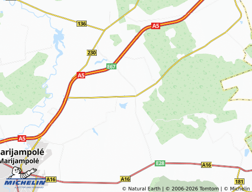 MICHELIN Smilgiai map - ViaMichelin