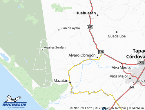 Mapa MICHELIN Marte R. Gómez - ViaMichelin