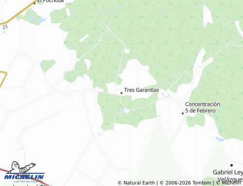 Mappa MICHELIN Tres Garantías - ViaMichelin