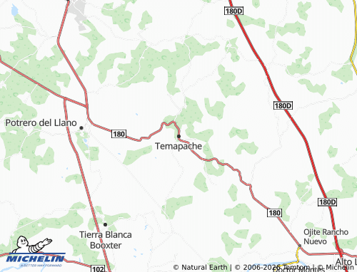 MICHELIN-Landkarte Temapache - ViaMichelin