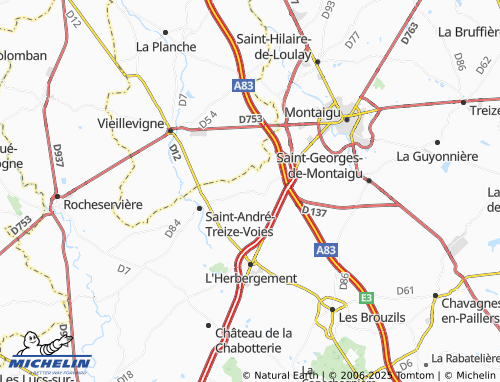 MICHELIN La Pinière map - ViaMichelin