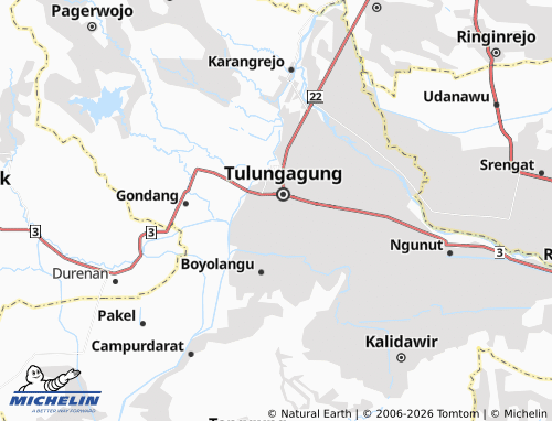 Carte MICHELIN Beji - ViaMichelin