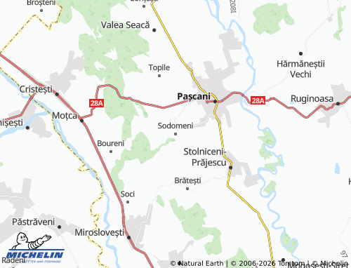MICHELIN Sodomeni map - ViaMichelin