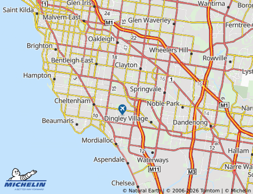 Mapa MICHELIN Heatherton - ViaMichelin