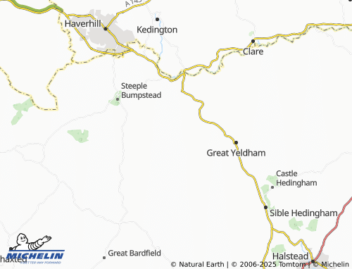 MICHELIN Stambourne map - ViaMichelin