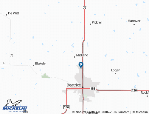 Carte MICHELIN Midland - ViaMichelin