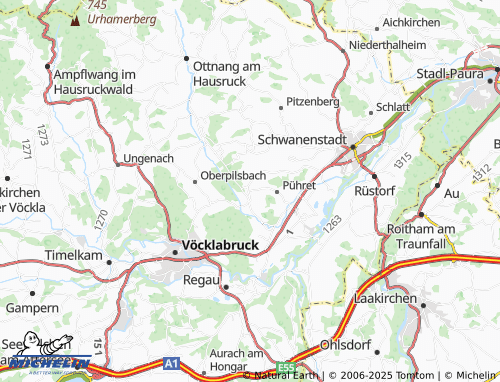 MICHELIN-Landkarte Lehen - ViaMichelin