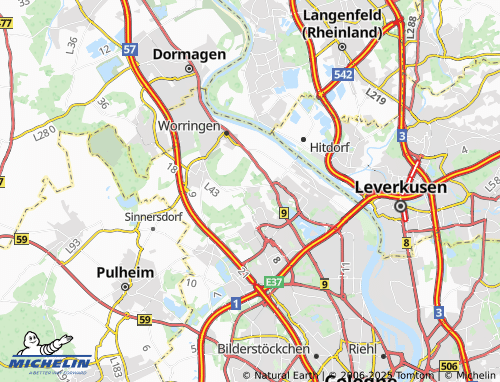MICHELIN Blumenberg map - ViaMichelin