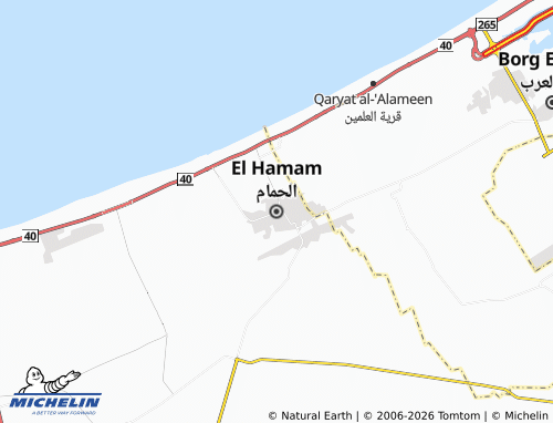 MICHELIN-Landkarte El Hamam - ViaMichelin