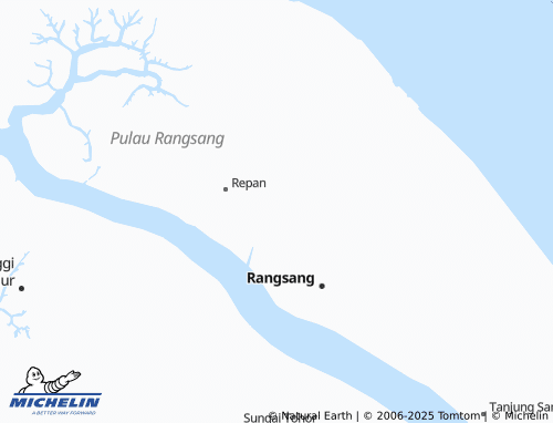 MICHELIN Penyagun map - ViaMichelin