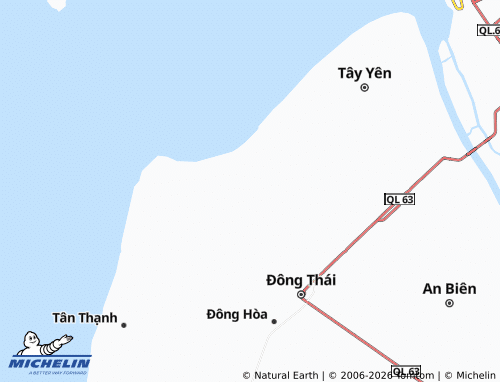 Mapa MICHELIN Nam Thái A - ViaMichelin