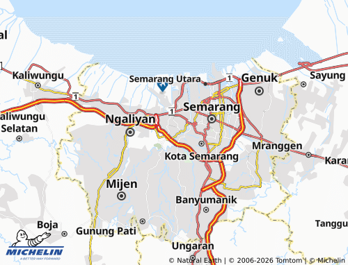 MICHELIN-Landkarte Manyaran - ViaMichelin