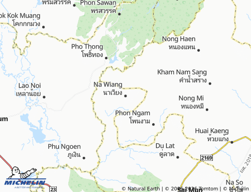 Mapa MICHELIN Na Wiang - ViaMichelin