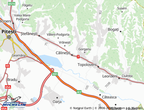MICHELIN Călinești map - ViaMichelin