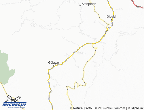 MICHELIN Dedeli map - ViaMichelin