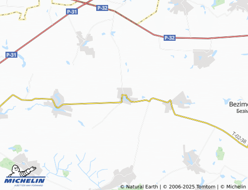 MICHELIN Vyshenka map - ViaMichelin
