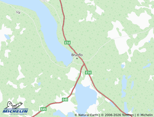 MICHELIN-Landkarte Brunflo - ViaMichelin