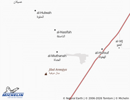MICHELIN-Landkarte al-Rifa' - ViaMichelin
