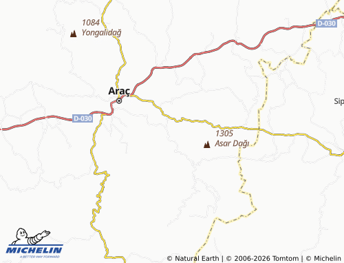 Mapa MICHELIN Başköy - ViaMichelin