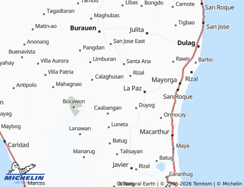 MICHELIN Bongtod map - ViaMichelin