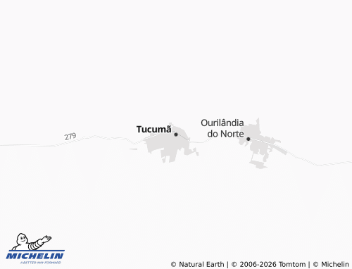 MICHELIN Tucumã map - ViaMichelin