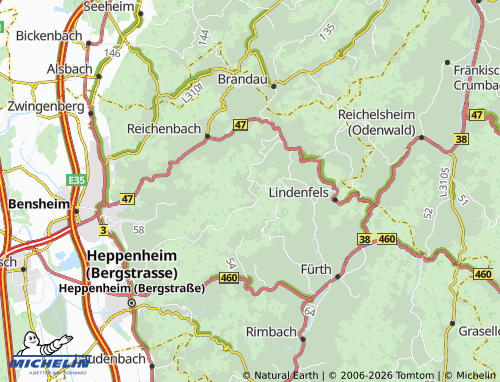 MICHELIN Schannenbach map - ViaMichelin