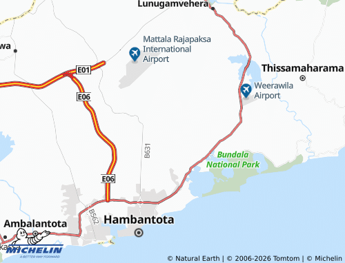 Carte MICHELIN Yahangala West - ViaMichelin