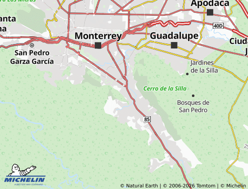MICHELIN-Landkarte Privada San Ángel - ViaMichelin