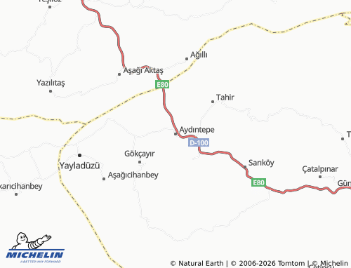 MICHELIN Aydıntepe map - ViaMichelin