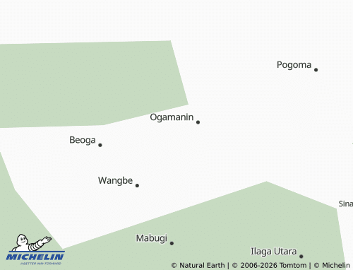 MICHELIN Kombet map - ViaMichelin