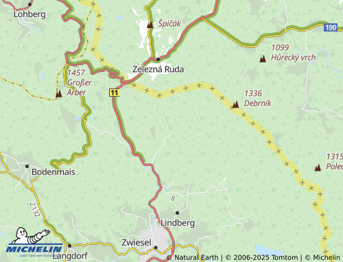 MICHELIN Zwieslerwaldhaus map - ViaMichelin