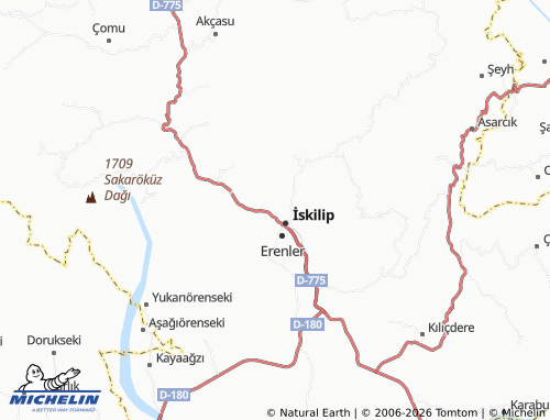 Mappa MICHELIN Sakarya - ViaMichelin