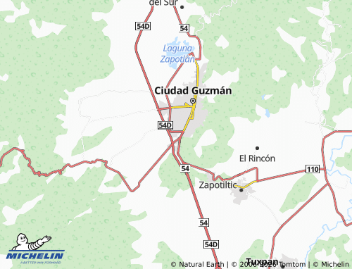 Mappa MICHELIN Unión de Colonos de Ciudad Guzmán - ViaMichelin