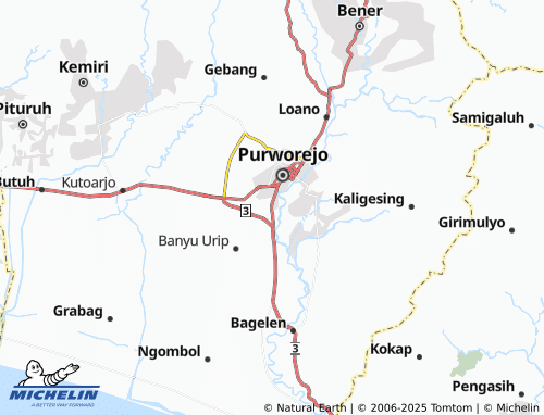 MICHELIN-Landkarte Pangenrejo - ViaMichelin
