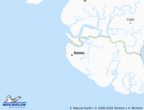Mappa MICHELIN Komo - ViaMichelin