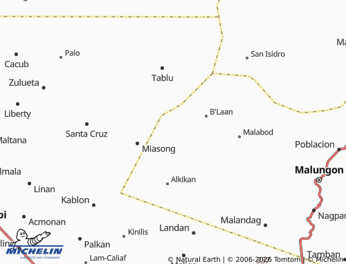 MICHELIN Datal Batong map - ViaMichelin