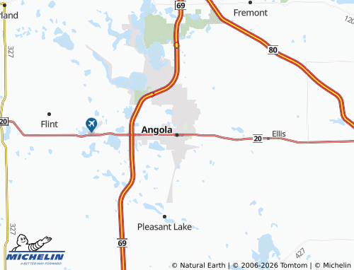 Mapa MICHELIN Angola - ViaMichelin