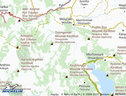MICHELIN Pefkofyto map - ViaMichelin