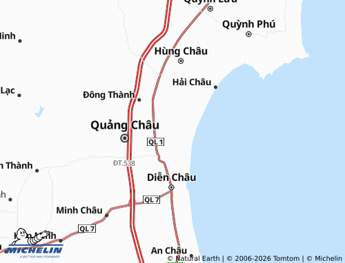 Mapa MICHELIN Diễn Vạn - ViaMichelin