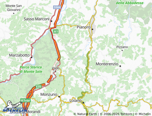 MICHELIN Brento map - ViaMichelin