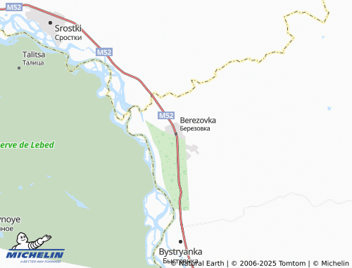 MICHELIN-Landkarte Berezovka - ViaMichelin