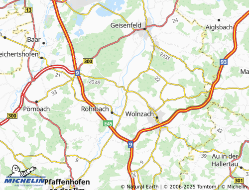 MICHELIN Irlmühle map - ViaMichelin
