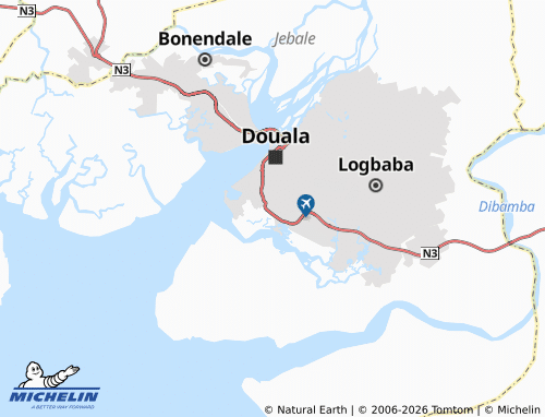 MICHELIN-Landkarte Bonadoumbe - ViaMichelin
