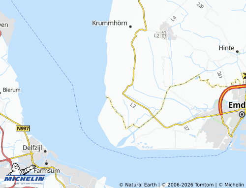 Carte MICHELIN Rysum - ViaMichelin