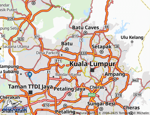 MICHELIN Taman Desa Segambut map - ViaMichelin