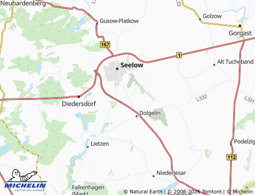 MICHELIN Friedersdorf map - ViaMichelin