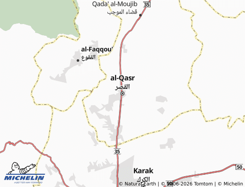 MICHELIN Al Qaser map - ViaMichelin